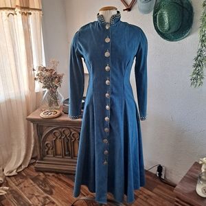 DOUBLE D ranchwear coat/dress medium vintage
